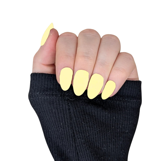 Almond Colour Bar Press-On Nails