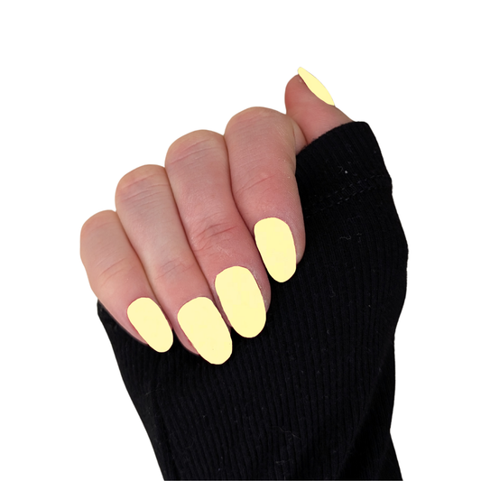 Oval Colour Bar Press-On Nails